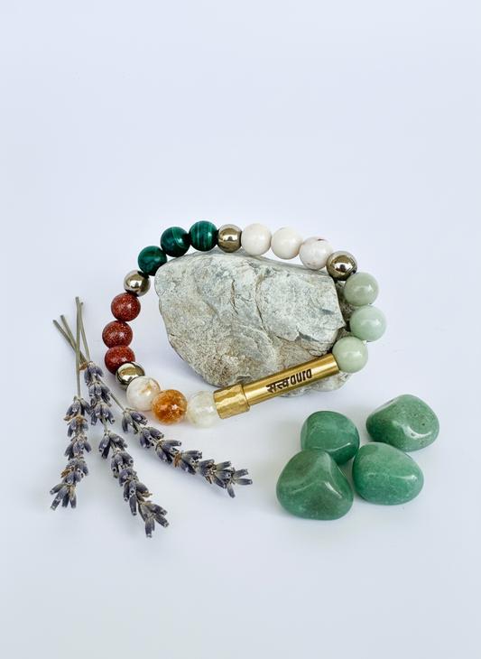 Gemini Crystal Bracelet with Manifestation Lock