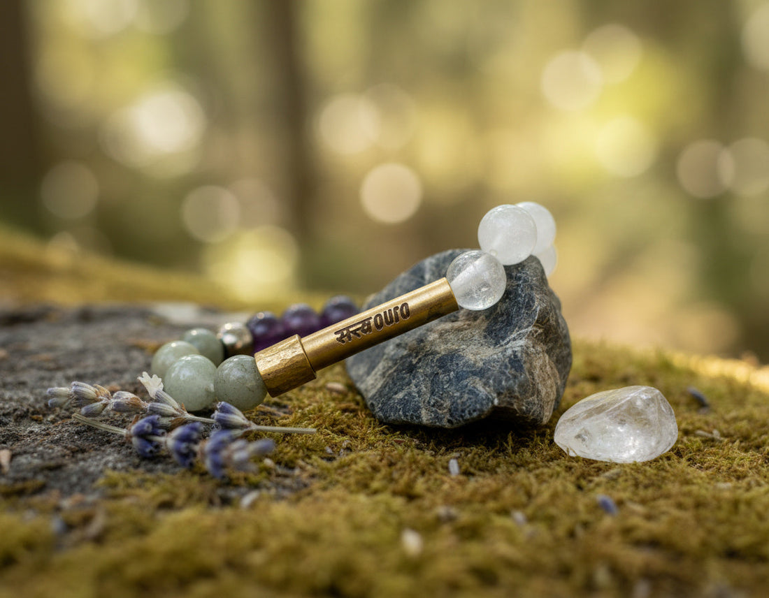 Ruling Number 7 Crystal Bracelet with Manifestation Lock