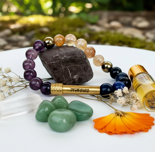 Ruling Number 3 Crystal Bracelet with Manifestation Lock