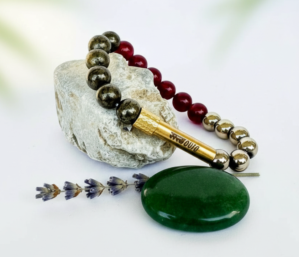 Ruling Number 8 Crystal Bracelet with Manifestation Lock