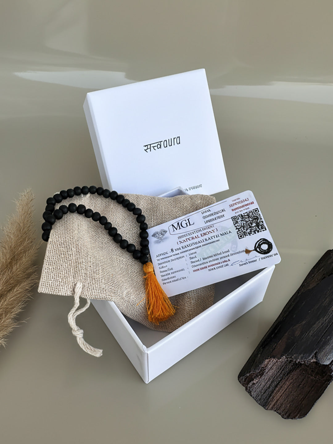 Original Karungali Mala - Ebony Wood