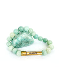 Amazonite Crystal Bracelet with Manifestation Lock