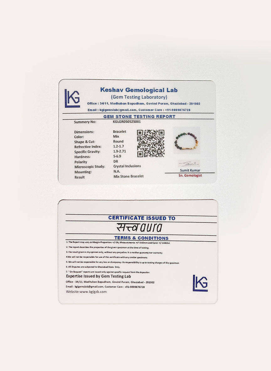 Aquarius Crystal Bracelet with Manifestation Lock