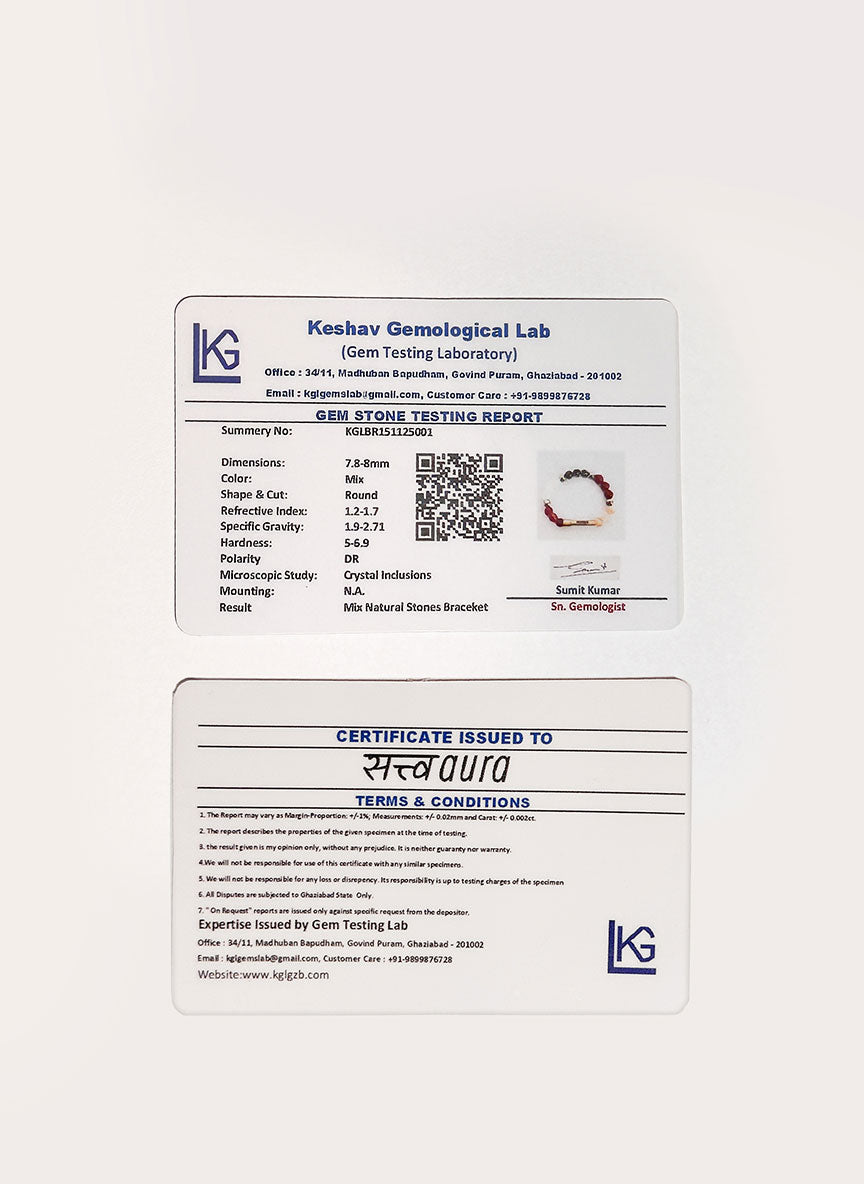 Aries Crystal Bracelet with Manifestation Lock