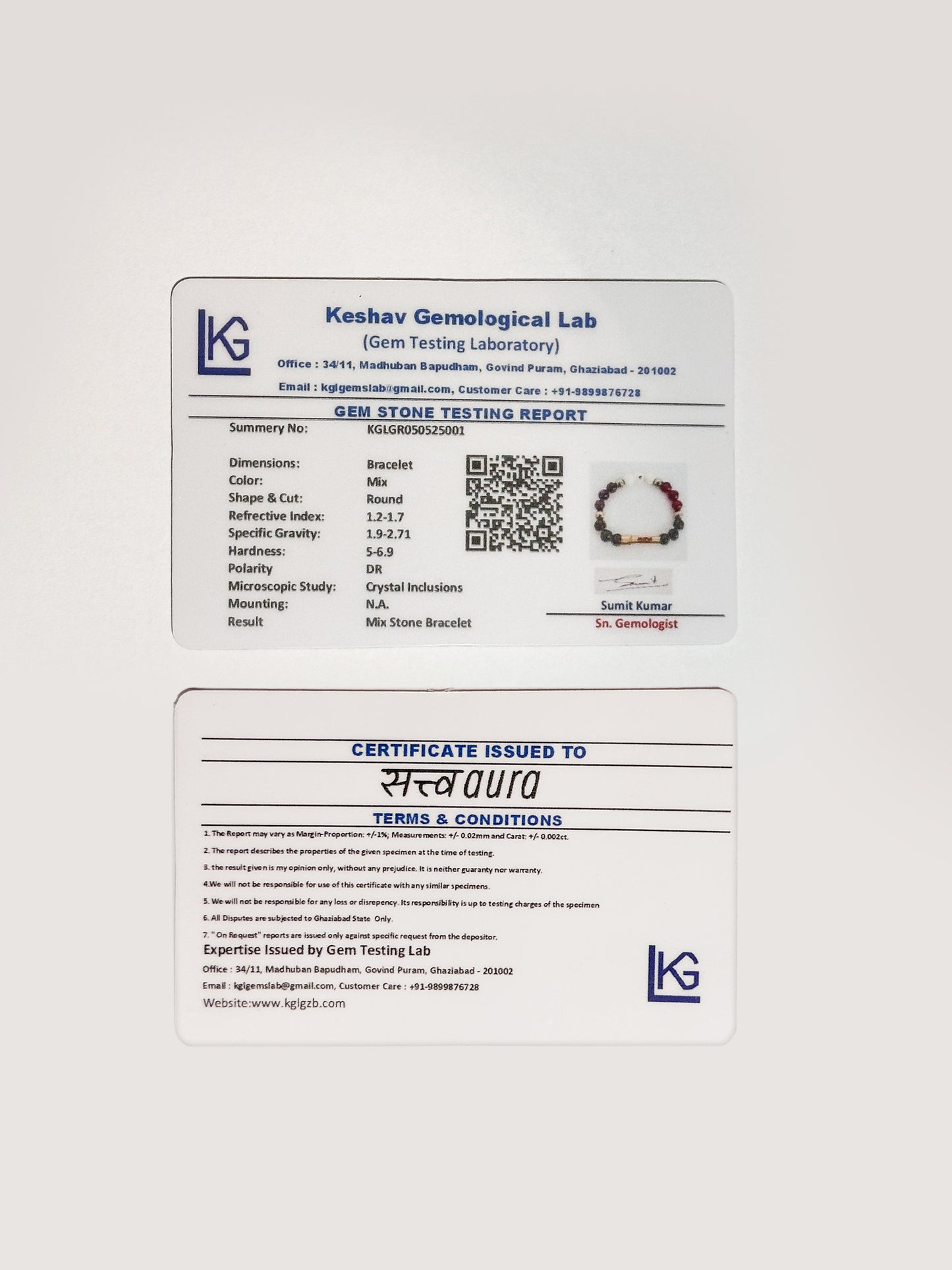 Capricorn Crystal Bracelet with Manifestation Lock