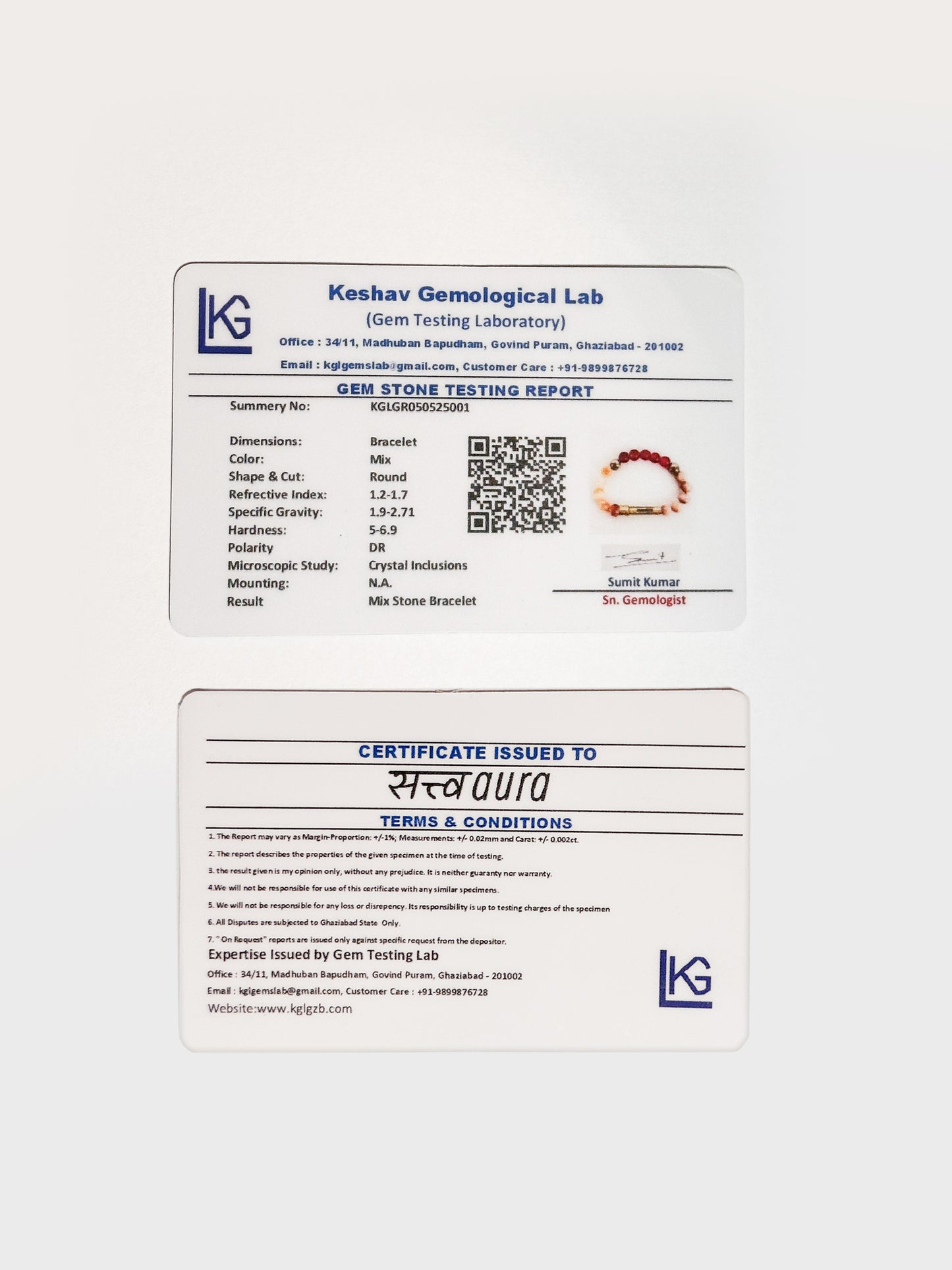 Supreme Confidence Bracelet with Manifestation Lock