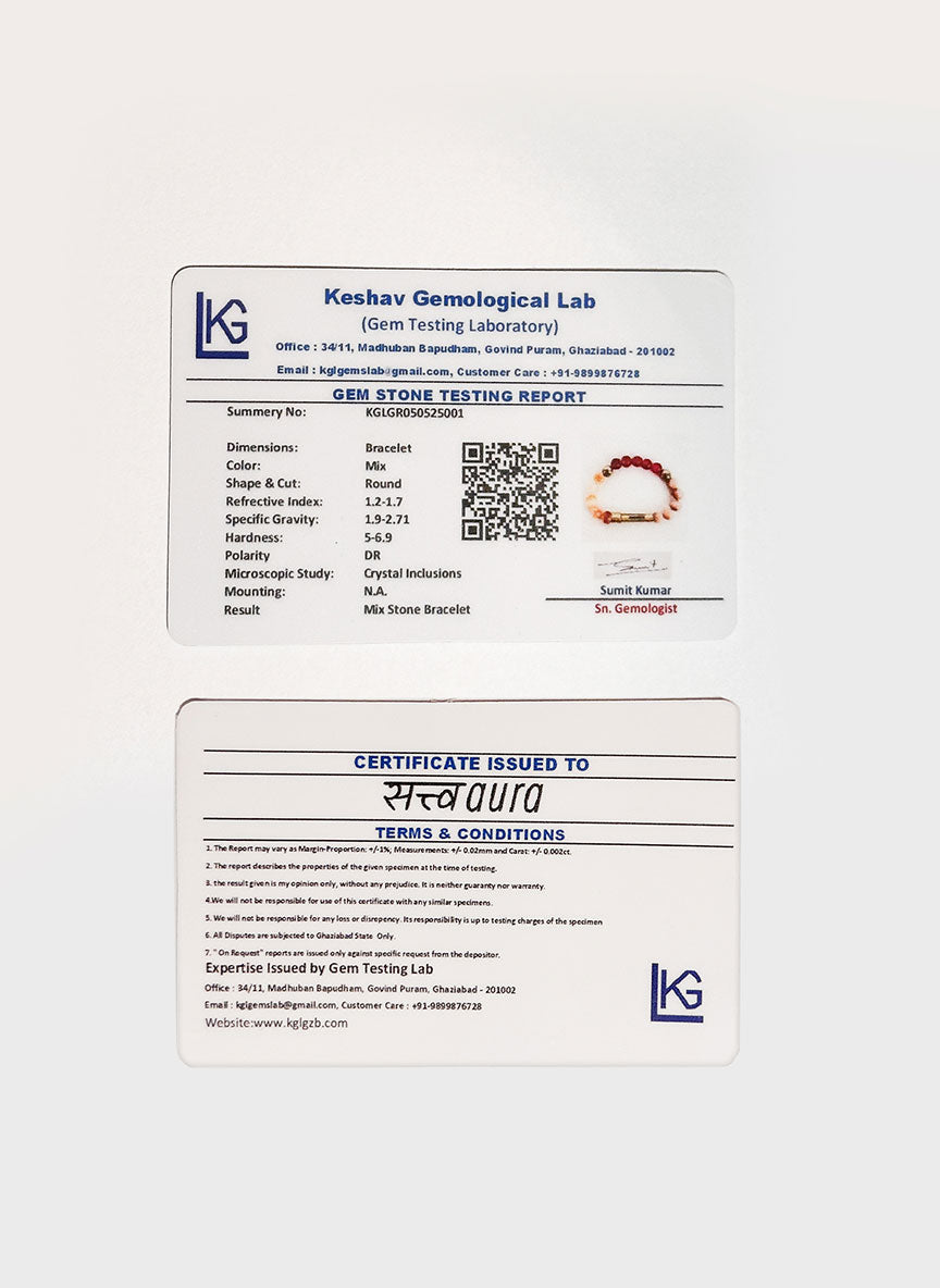 Supreme Confidence Bracelet with Manifestation Lock