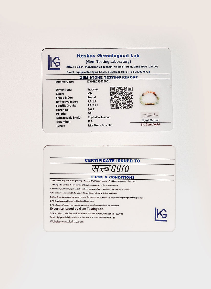 Debt Clear Crystal Bracelet with Manifestation Lock