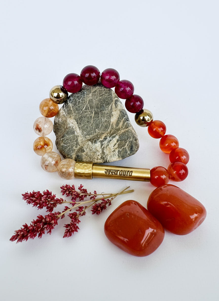 Ruling Number 1 Crystal Bracelet with Manifestation Lock