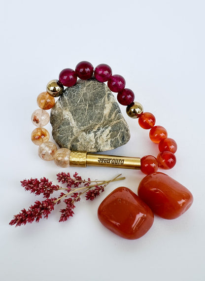 Ruling Number 1 Crystal Bracelet with Manifestation Lock