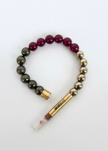 Ruling Number 8 Crystal Bracelet with Manifestation Lock