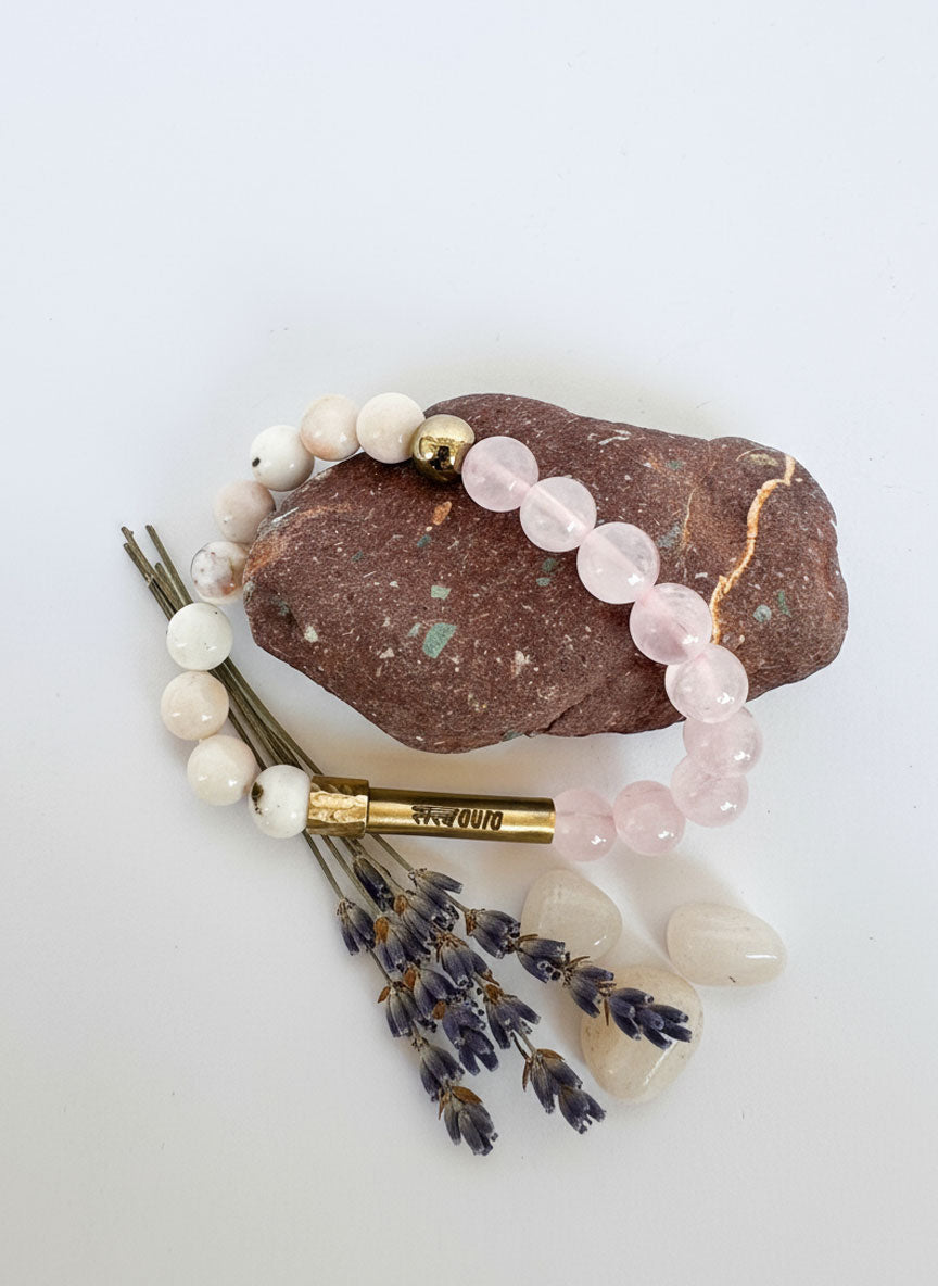 Ruling Number 6 Crystal Bracelet with Manifestation Lock