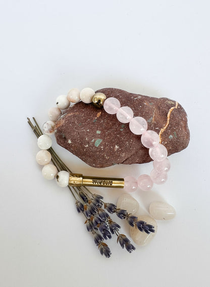 Ruling Number 6 Crystal Bracelet with Manifestation Lock