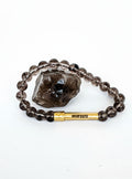 Smoky Quartz Crystal Bracelet with Manifestation Lock