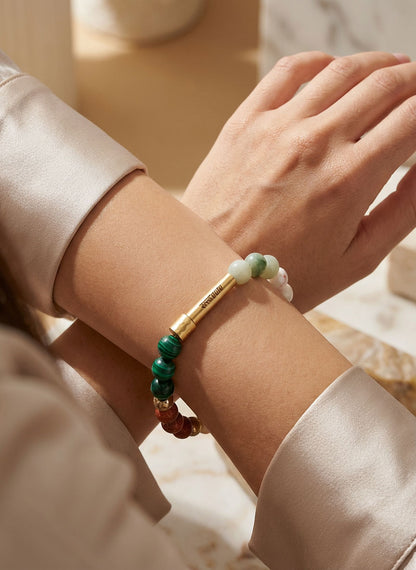 Gemini Crystal Bracelet with Manifestation Lock