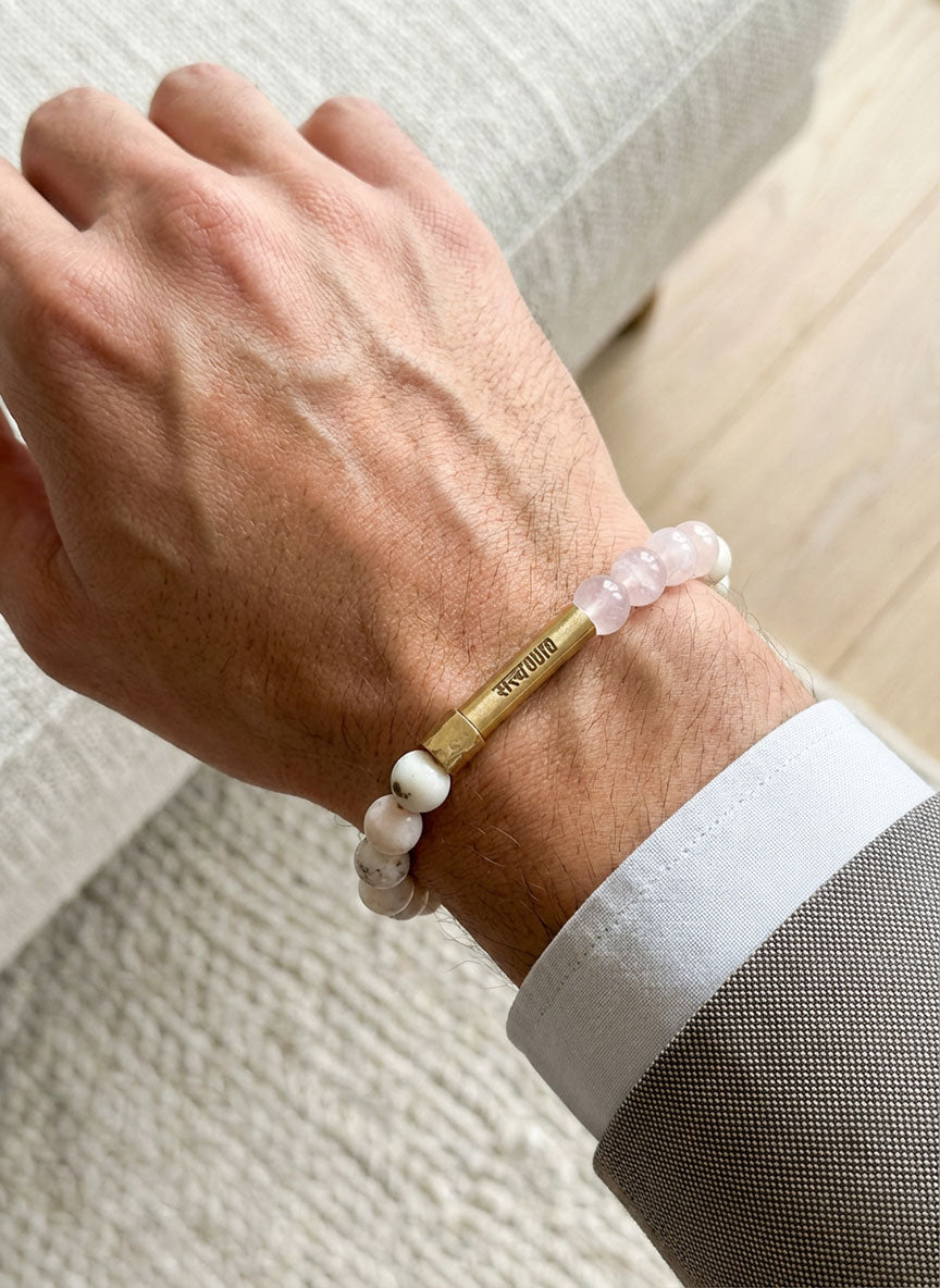 Ruling Number 6 Crystal Bracelet with Manifestation Lock