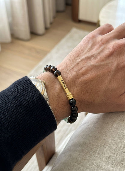 Ruling Number 4 Crystal Bracelet with Manifestation Lock