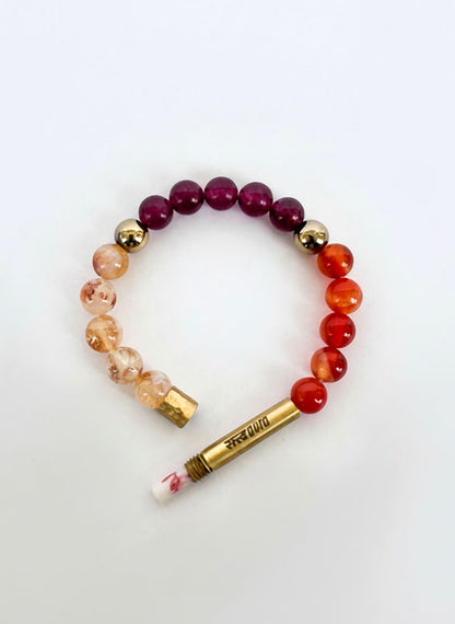 Ruling Number 1 Crystal Bracelet with Manifestation Lock