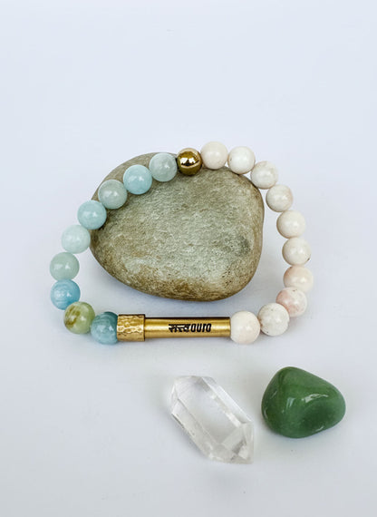 Ruling Number 2 Crystal Bracelet with Manifestation Lock