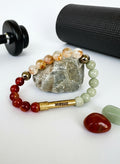Fitness Freak Crystal Bracelet with Manifestation Lock