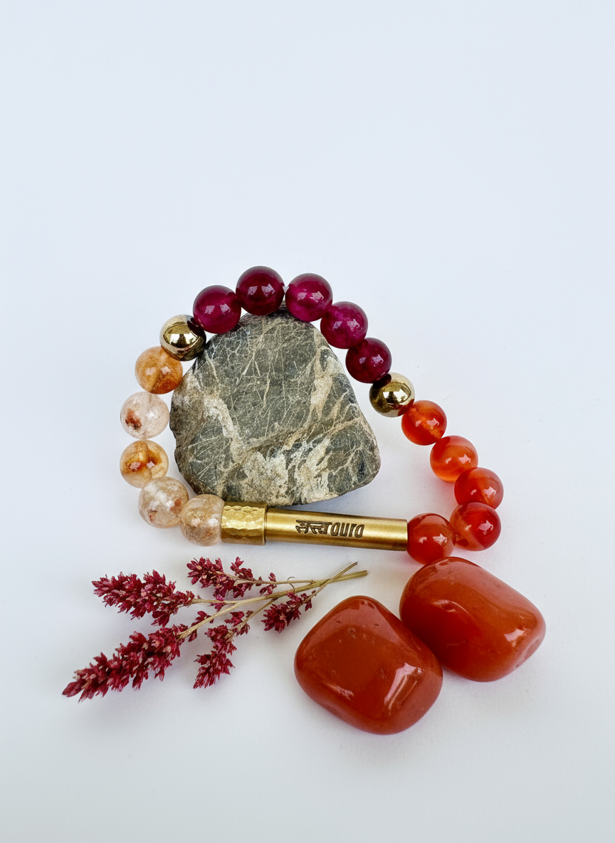 Ruling Number 1 Crystal Bracelet with Manifestation Lock