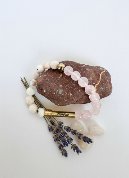 Ruling Number 6 Crystal Bracelet with Manifestation Lock