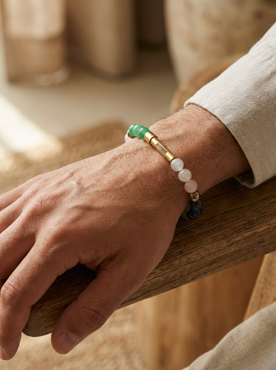 Virgo Crystal Bracelet with Manifestation Lock