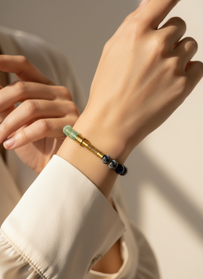 Study Success Pro Crystal Bracelet with Manifestation Lock