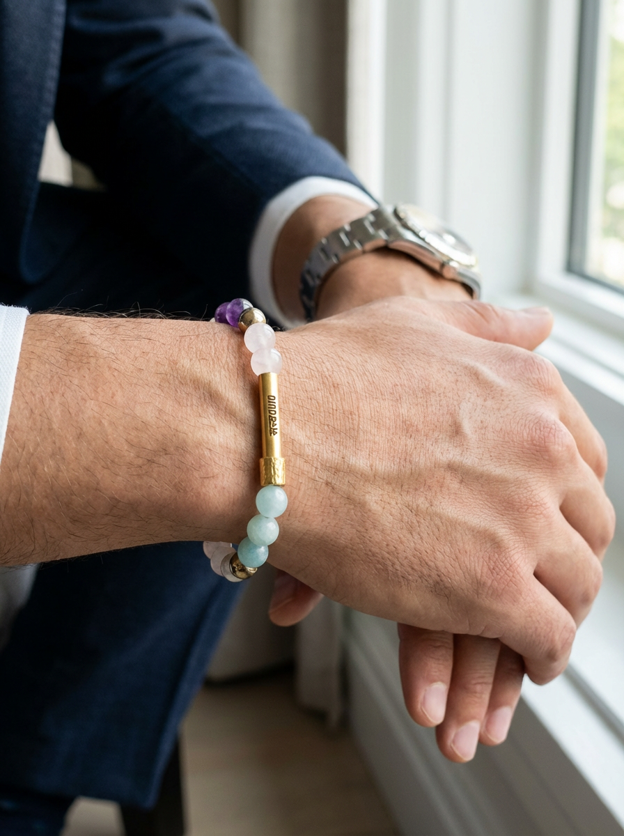 Pisces Crystal Bracelet with Manifestation Lock