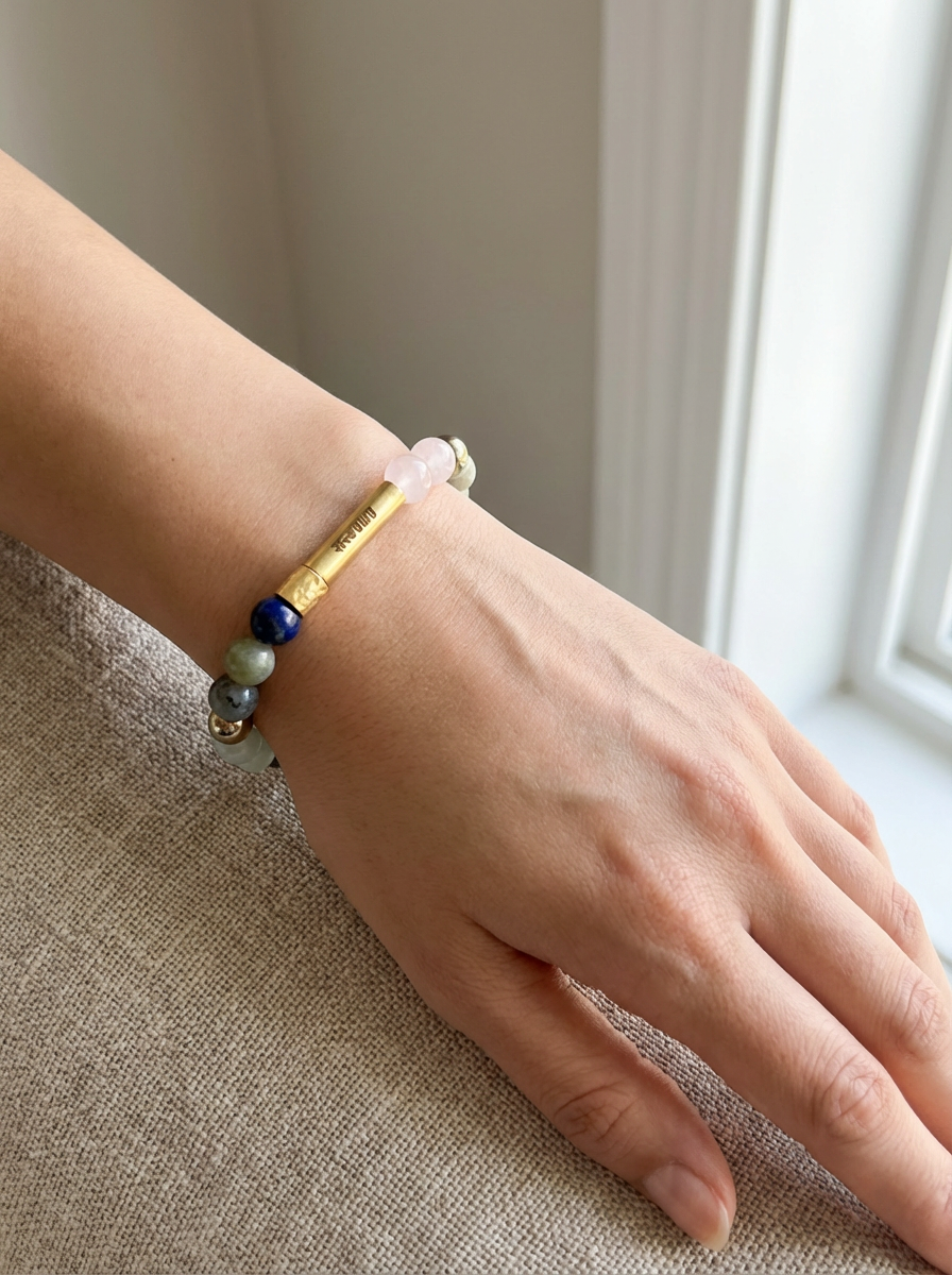 Libra Crystal Bracelet with Manifestation Lock