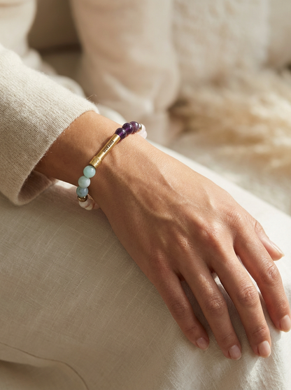 Pisces Crystal Bracelet with Manifestation Lock