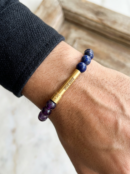 Ruling Number 3 Crystal Bracelet with Manifestation Lock