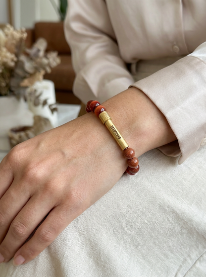 Leo Crystal Bracelet with Manifestation Lock