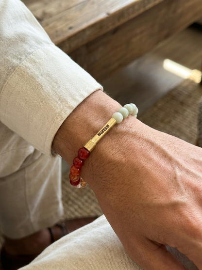 Fitness Freak Crystal Bracelet with Manifestation Lock