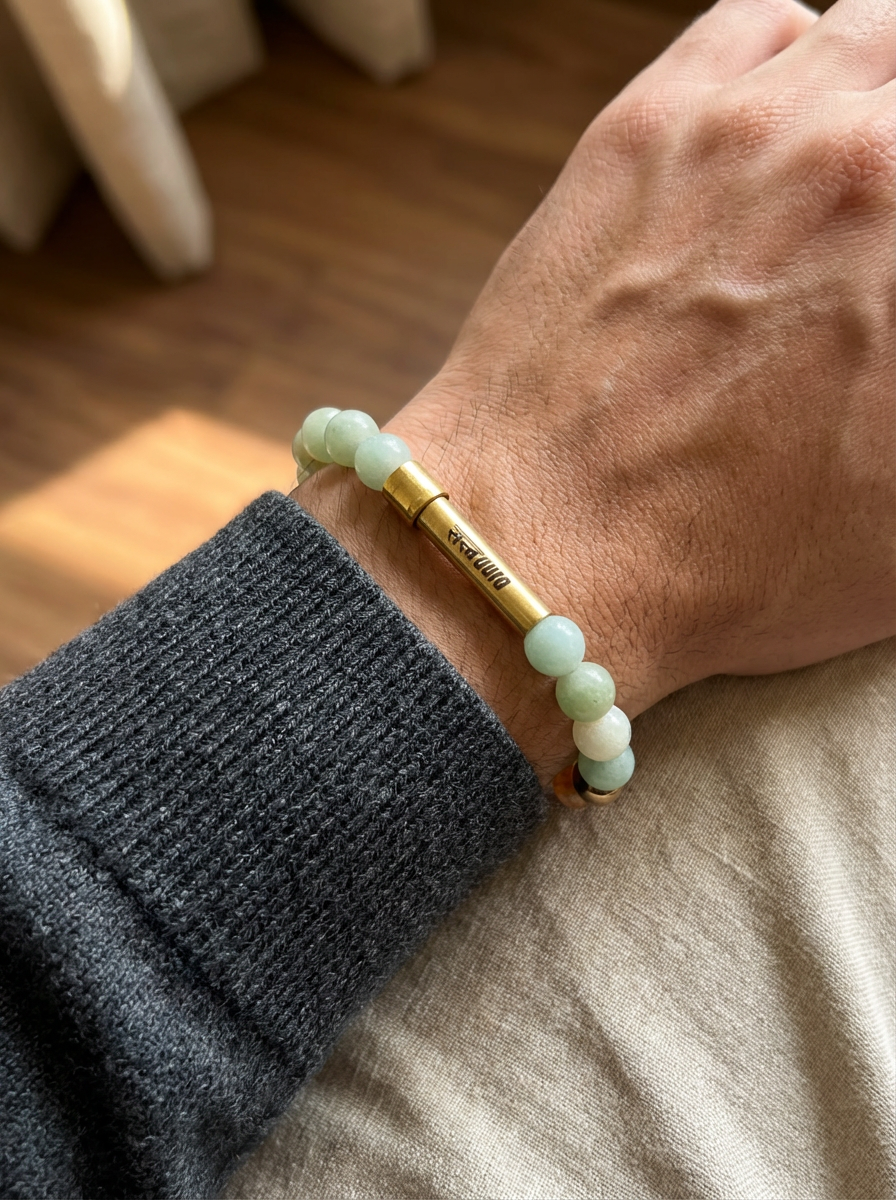 Debt Clear Crystal Bracelet with Manifestation Lock