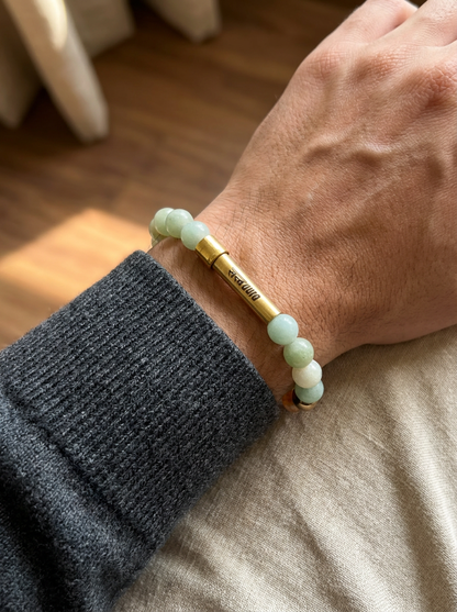 Debt Clear Crystal Bracelet with Manifestation Lock