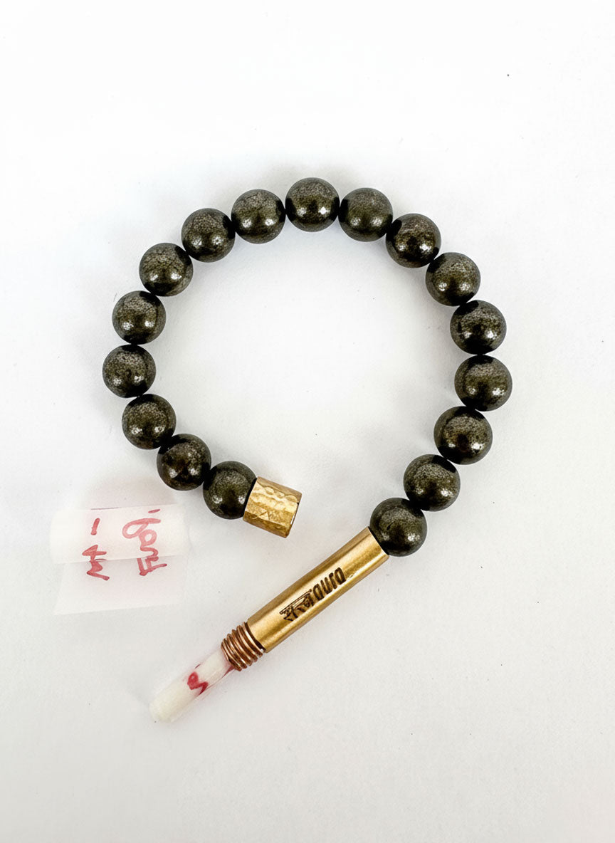 Pyrite Crystal Bracelet with Manifestation Lock