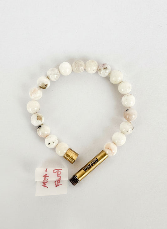 Moonstone Crystal Bracelet with Manifestation Lock