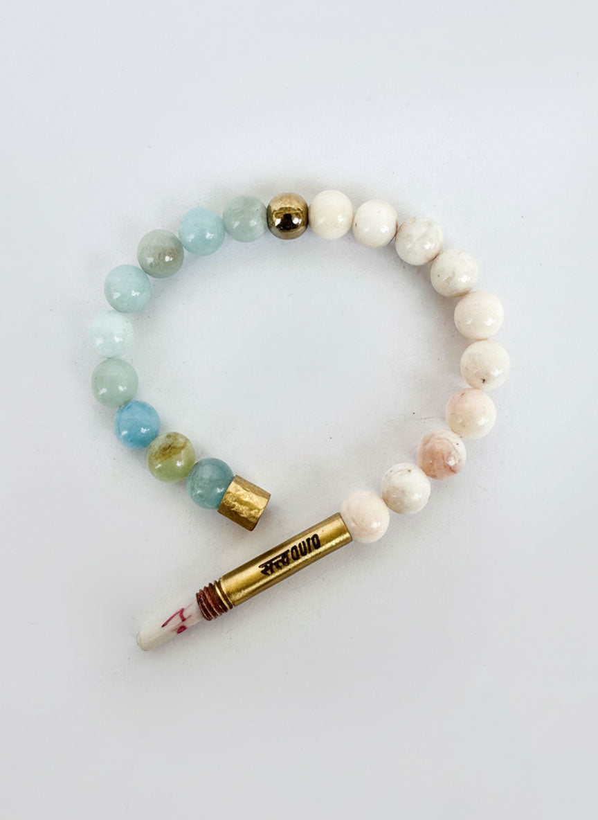 Ruling Number 2 Crystal Bracelet with Manifestation Lock