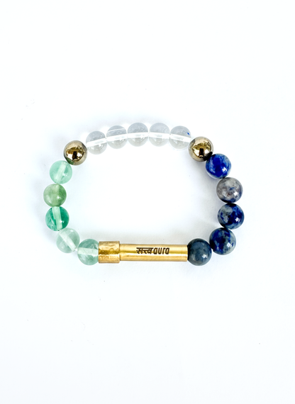 Study Success Pro Crystal Bracelet with Manifestation Lock