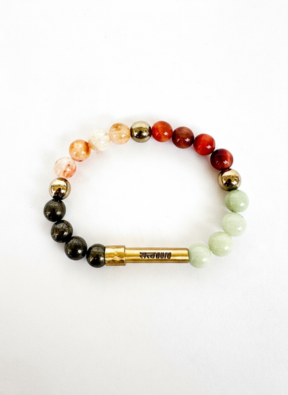Money Magnet Crystal Bracelet with Manifestation Lock