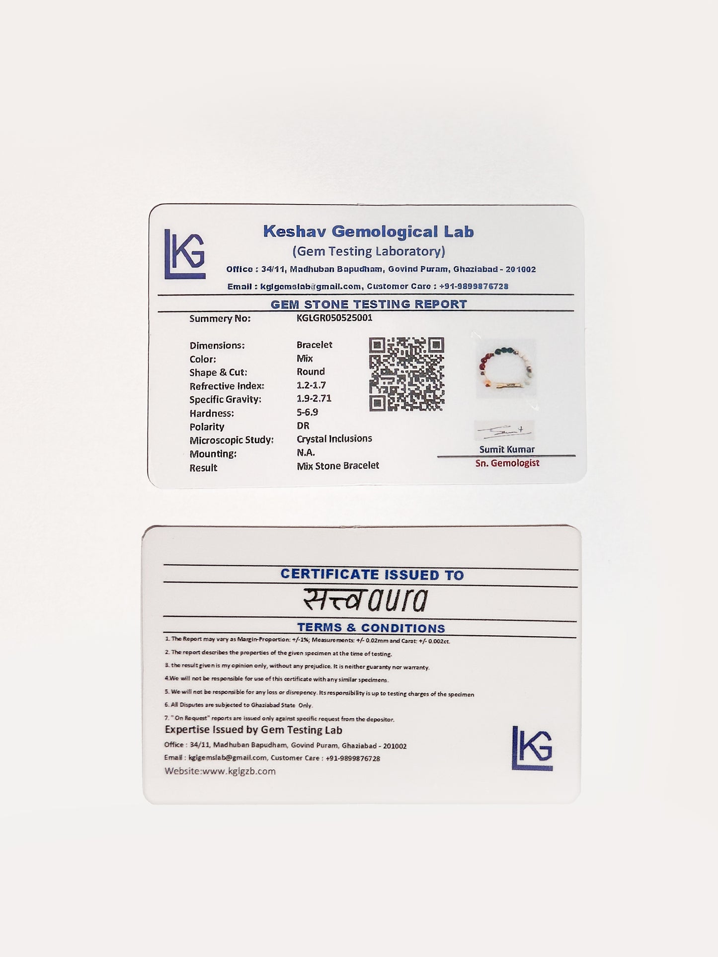 Gemini Crystal Bracelet with Manifestation Lock