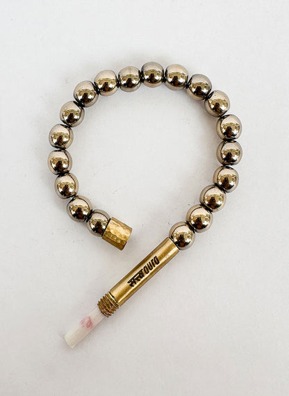 Hematite Crystal Bracelet with Manifestation Lock