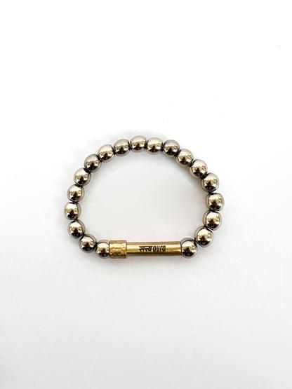 Hematite Crystal Bracelet with Manifestation Lock