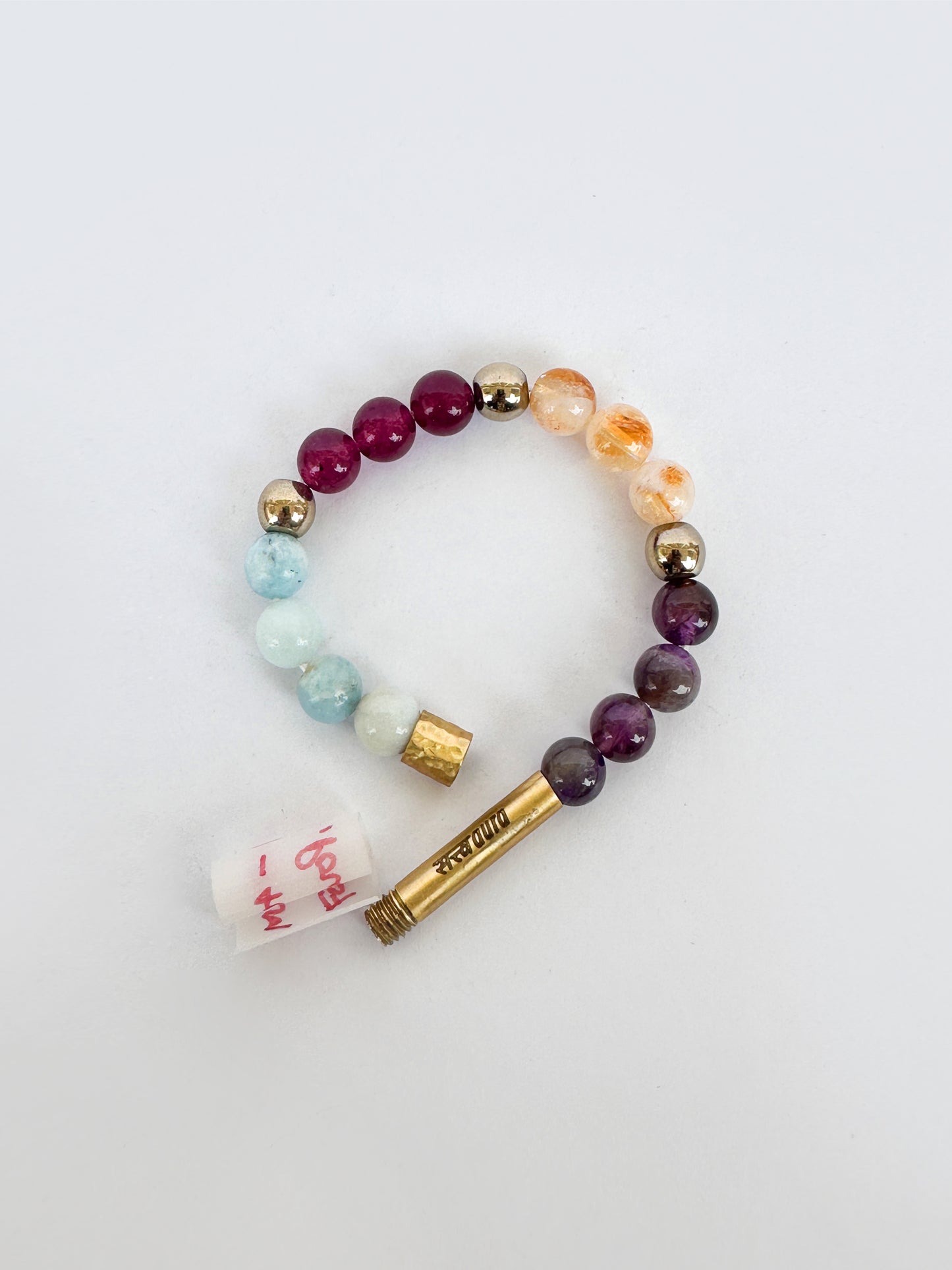 Ruling Number 5 Crystal Bracelet with Manifestation LocK