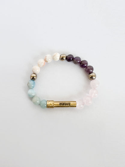Pisces Crystal Bracelet with Manifestation Lock