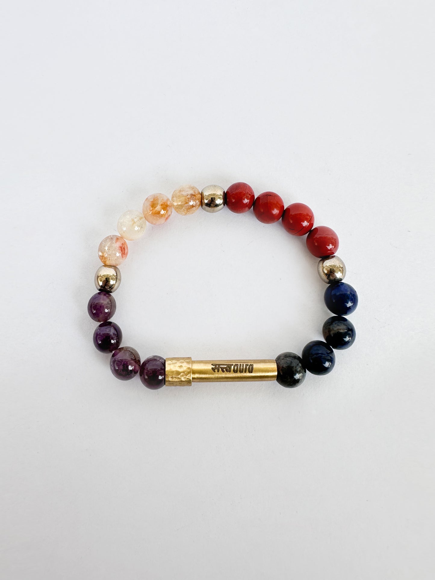 Sagittarius Crystal Bracelet with Manifestation Lock