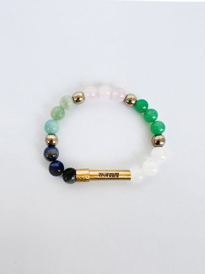 Virgo Crystal Bracelet with Manifestation Lock
