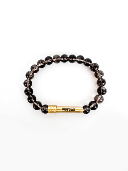Smoky Quartz Crystal Bracelet with Manifestation