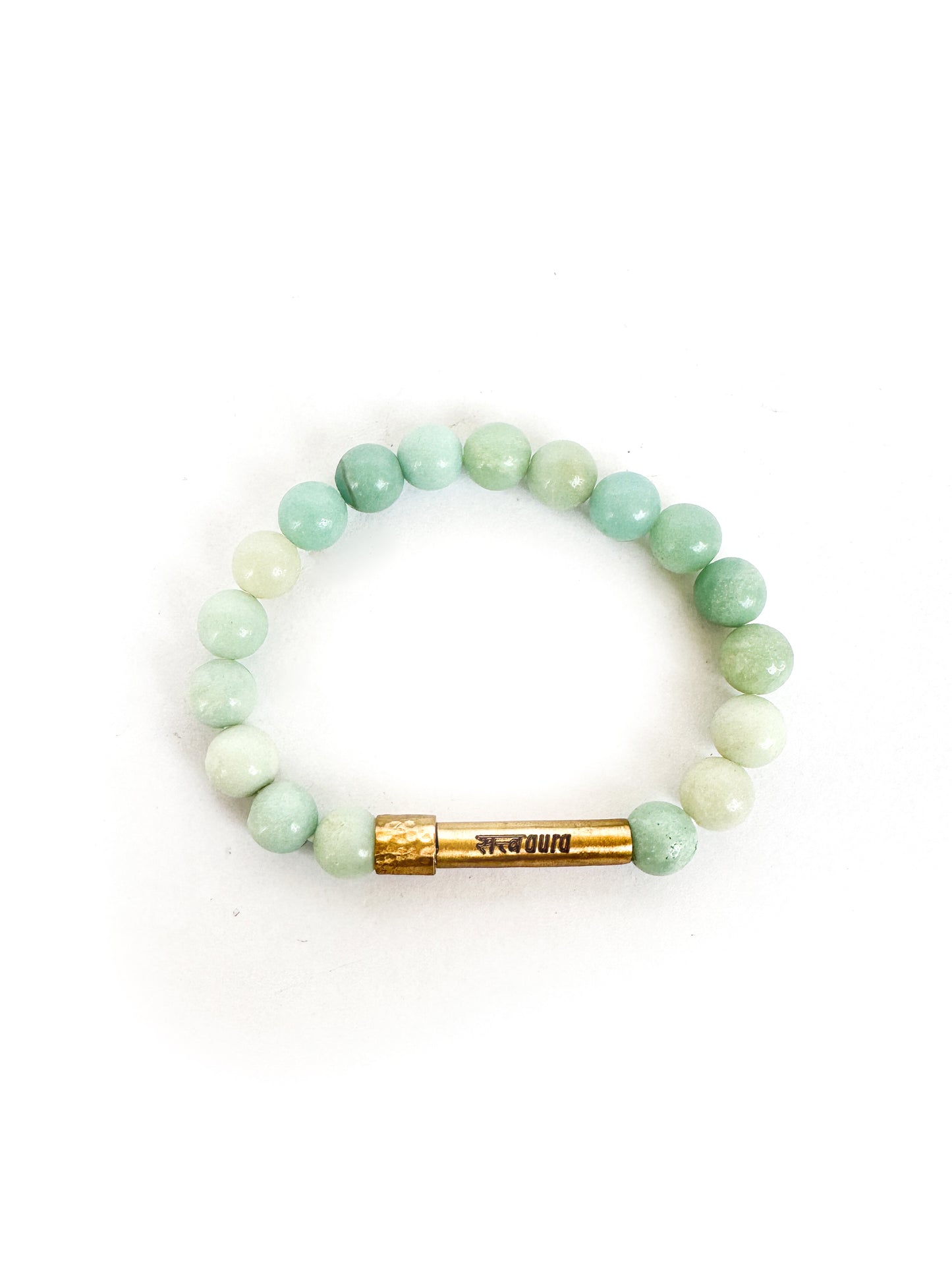 Amazonite Crystal Bracelet with Manifestation Lock